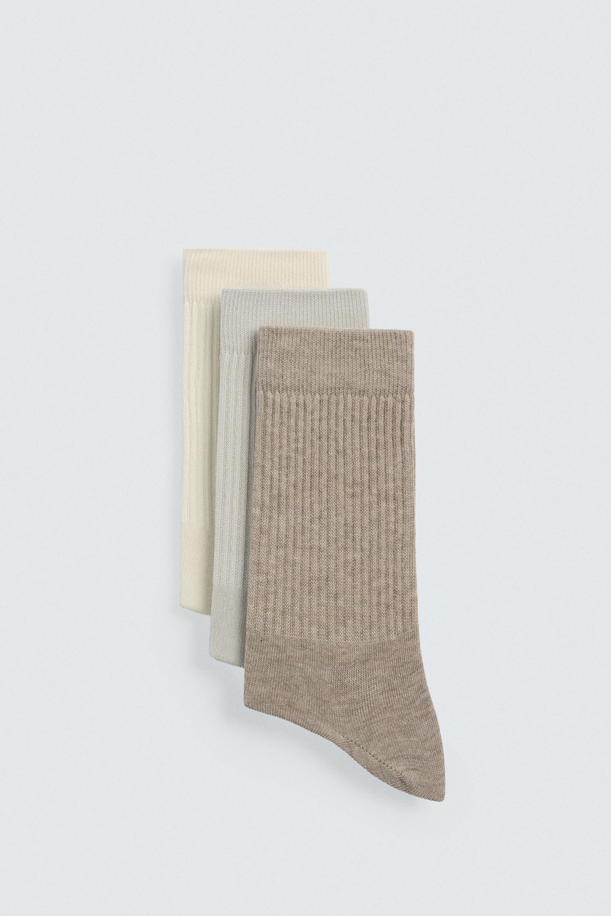 CHAUSSETTES CÔTELÉES LOT DE 3